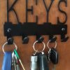 Eboy Steel Keys Rack or Leash Hanger - 5 Hooks - Black - Image 2