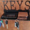 Eboy Steel Keys Rack with Large Tray - 6 Hooks - Black - Image 5